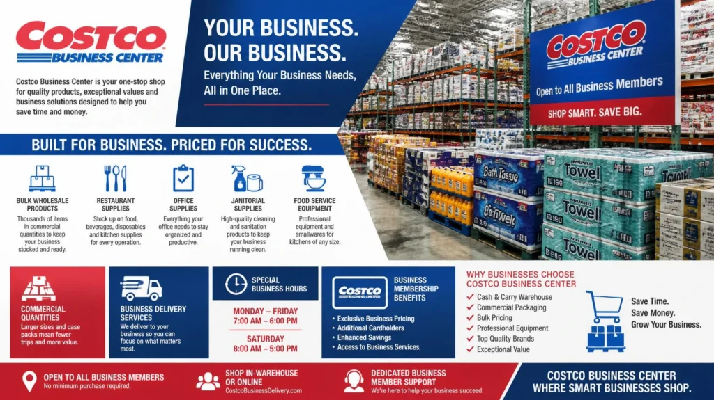 Costco Business Center exterior and entrance