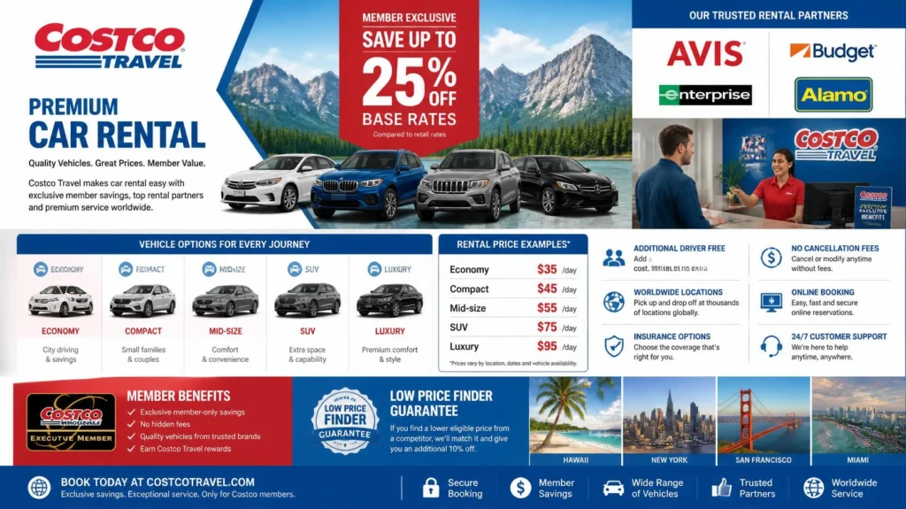 Costco Car Rental international